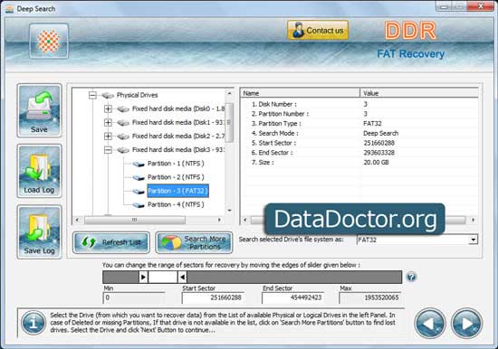Fat Partition Data Recovery