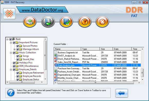 Screenshot of Data Hard Drive Recovery