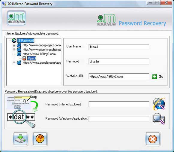 Screenshot of Best Password Recovery Software