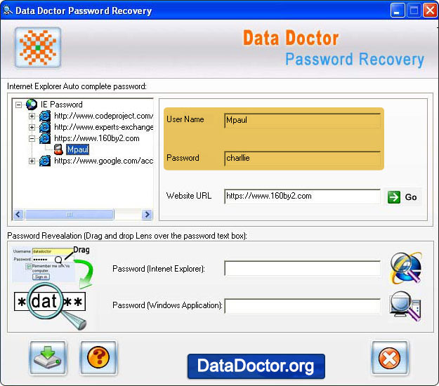 Screenshot of Best Password Recovery Software