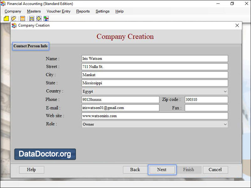 Screenshot of Business Inventory Software 2.0.1.5