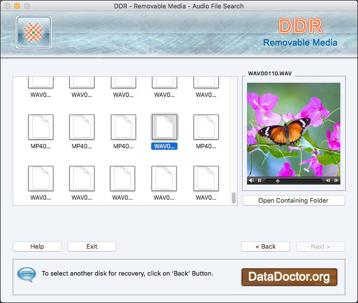 Screenshot of Mac Freeware Recovery