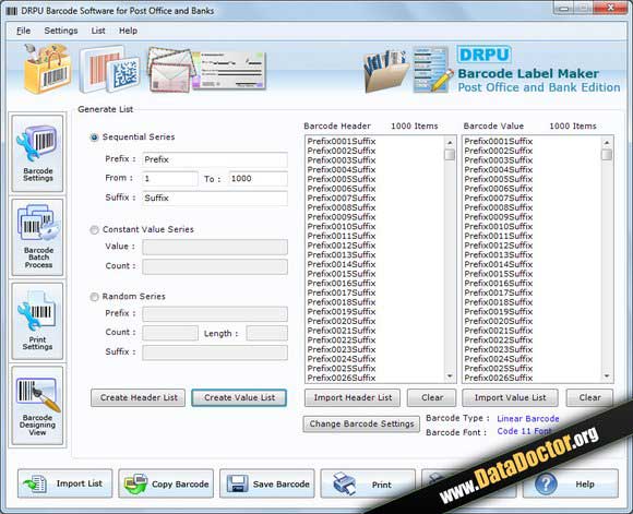 Courier Post Mailer Barcodes Download 7.3.0.1