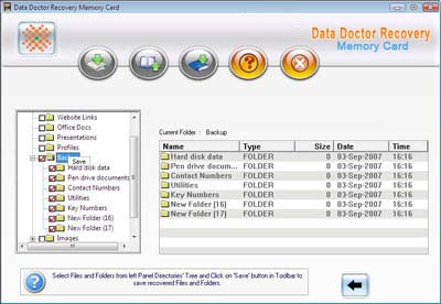 View recovered data