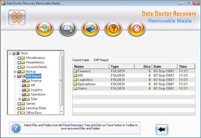 View recovered data