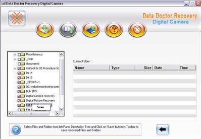 View recovered data