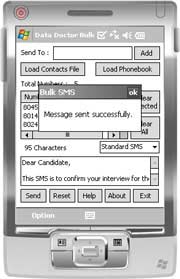 Pocket PC to Mobile SMS Software