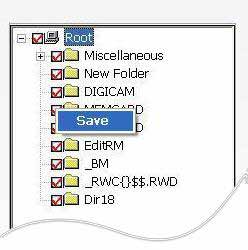 Save recovered data