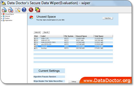 Data wiper