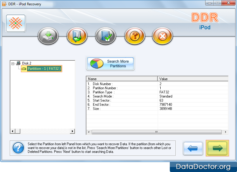 Select partition