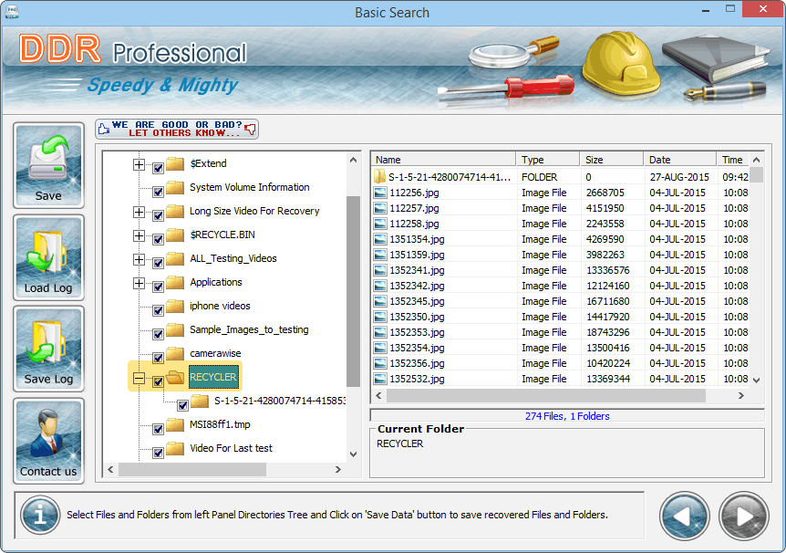 Λογισμικό αποκατάστασης στοιχείων DDR Professional
