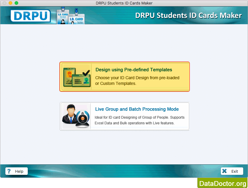 Students ID Cards Maker for Mac