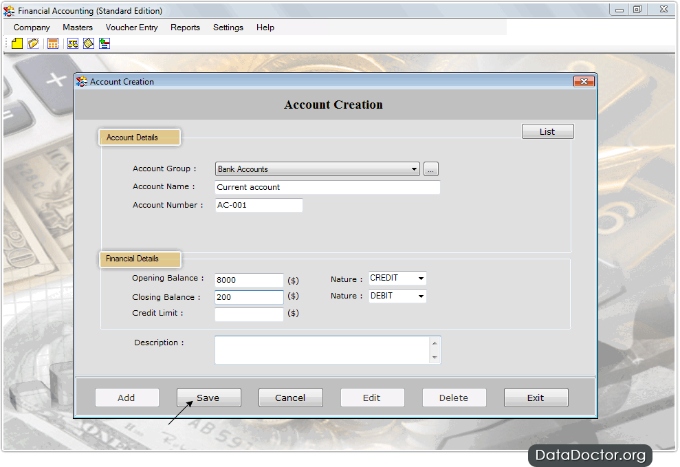 Account Creation Billing and Inventory Management Software (Standard)