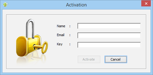 Activation Screen