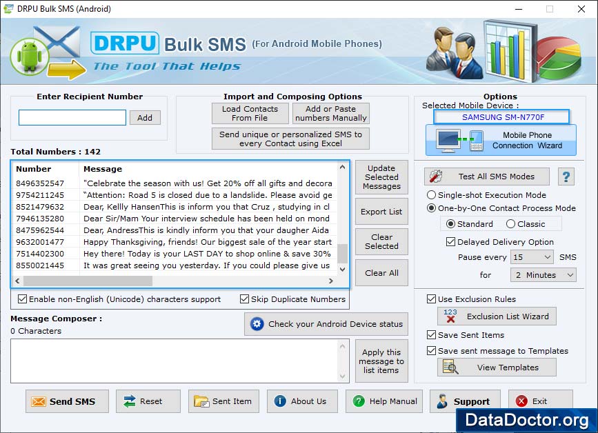 Connect android phone to software Connect android phone to software