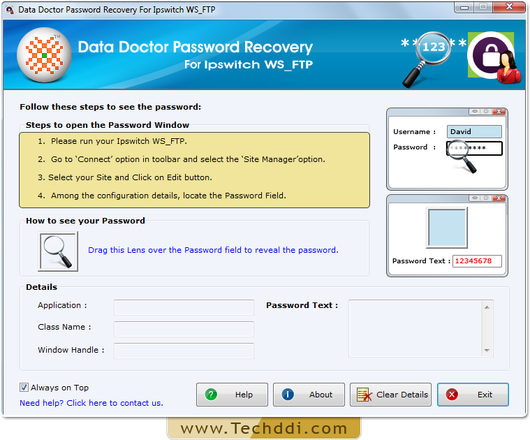 Open Password Recovery For Ipswitch WS_FTP Open Password Recovery For Ipswitch WS_FTP