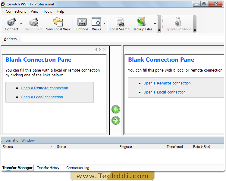 Open Ipswitch WS_FTP Software Open Ipswitch WS_FTP Software