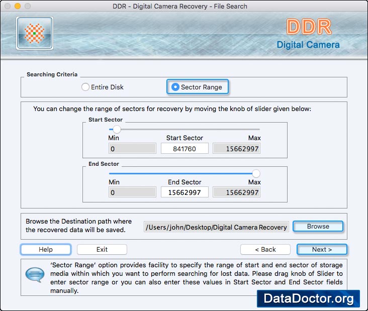 Choose searching criteria Choose searching criteria