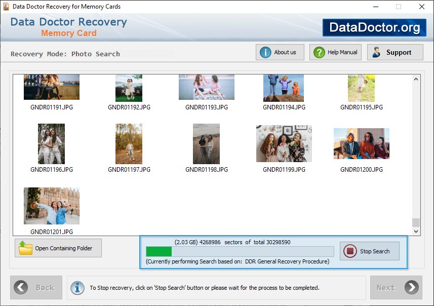 Files searching process Files searching process