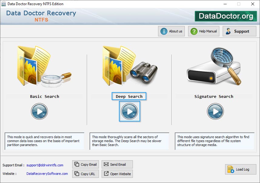 Select Deep Search Mode Select Deep Search