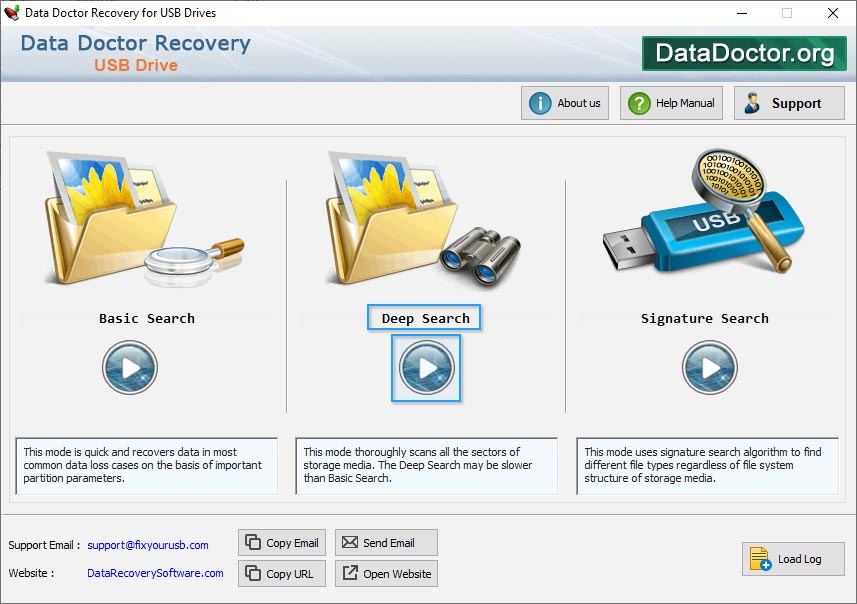 Select Deep Search Mode Select Deep Search