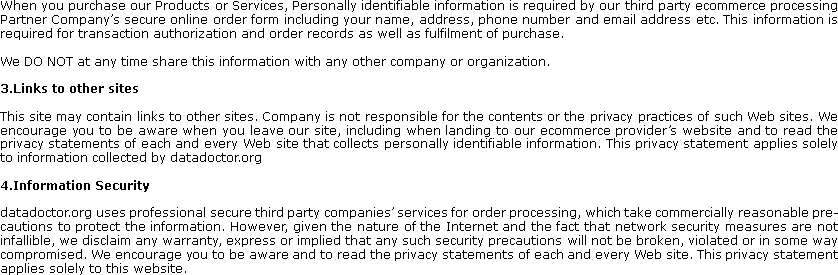 Privacy Policy