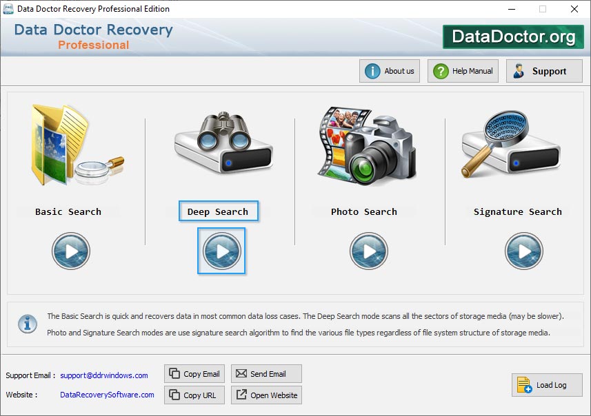 Select any one recovery mode Select any one recovery mode