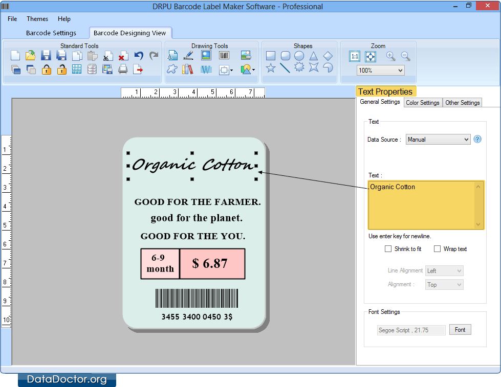How To Add Edit Barcodes In Your Label Design