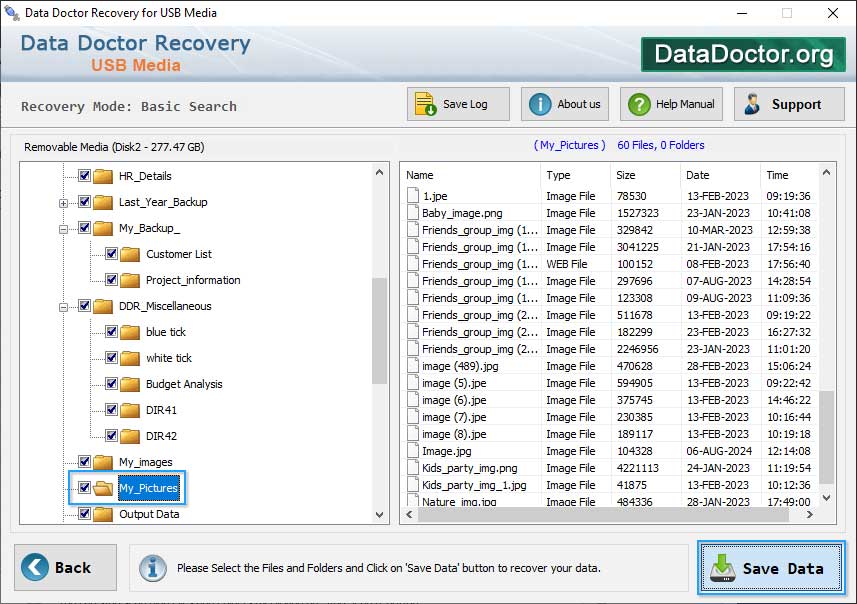 Recovered Data Removable Media Data Recovery Software