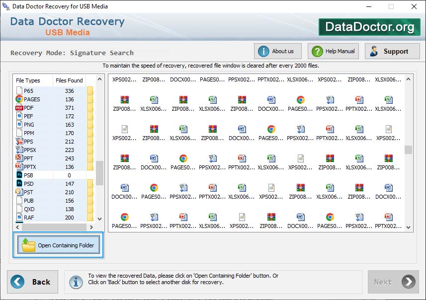 Recovered Data Recovered Data