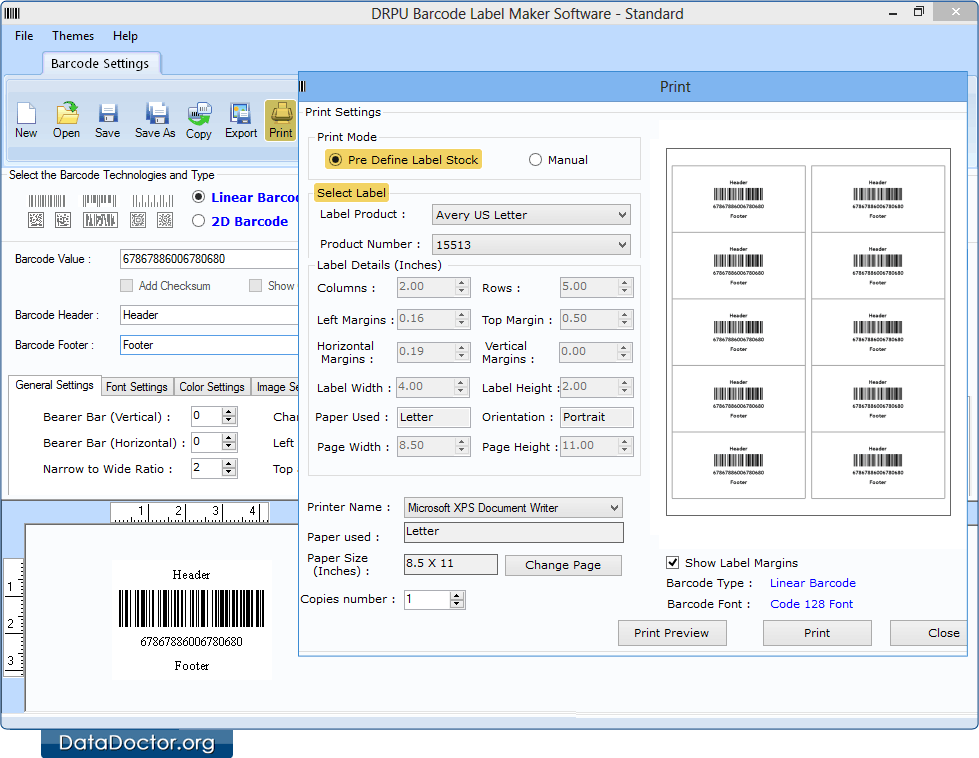 Print Settings