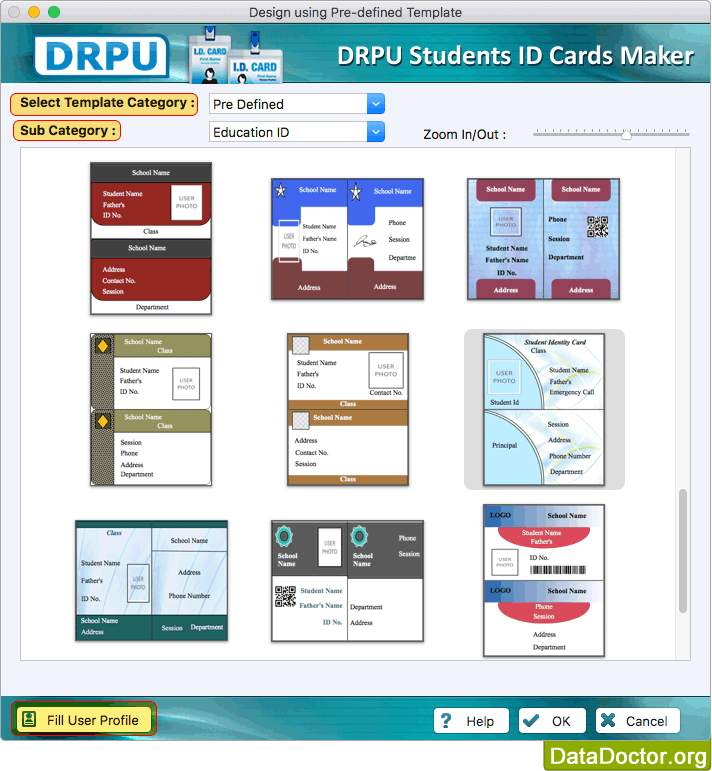 Students ID Cards Maker for Mac