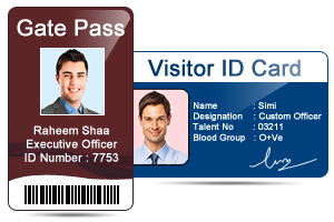 Visitors ID Gate Pass Maker Software