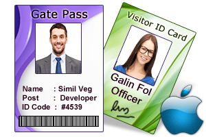 Visitors ID Cards Maker for Mac